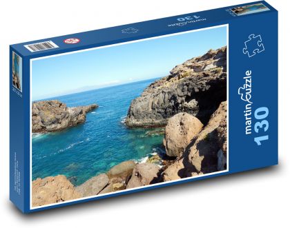 Záliv - Tenerife, moře - Puzzle 130 dílků, rozměr 28,7x20 cm