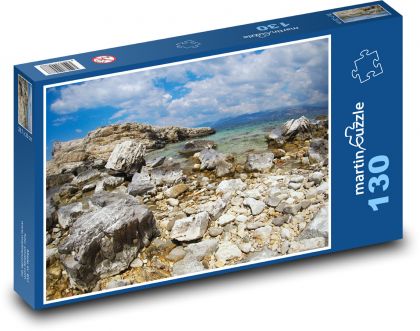 Sea - water, bay - Puzzle 130 pieces, size 28.7x20 cm 