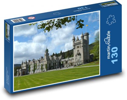 Balmoral - zamek, Szkocja - Puzzle 130 elementów, rozmiar 28,7x20 cm