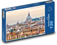 Řím - Itálie, město Puzzle 130 dílků - 28,7 x 20 cm
