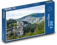 Dom - mesto, príroda Puzzle 130 dielikov - 28,7 x 20 cm 