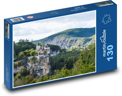 Dom - mesto, príroda - Puzzle 130 dielikov, rozmer 28,7x20 cm 