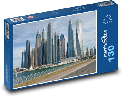 City - skyscraper, architecture - Puzzle 130 pieces, size 28.7x20 cm 