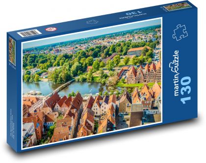 Lübeck - Deutschland, Stadt - Puzzle - 130 Teile