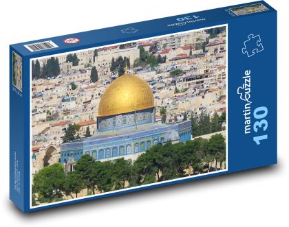 Al-Aqsa-Moschee - Jerusalem, Stadt - Puzzle - 130 Teile