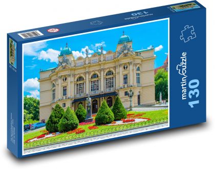 Krakov - město, divadlo - puzzle 130 dílků