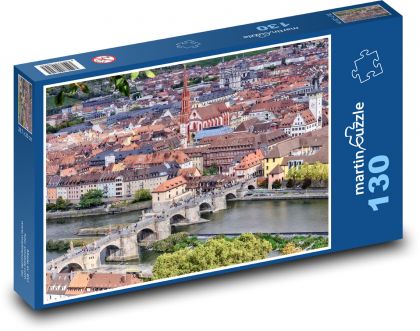 Würzburg - Niemcy, miejsc. - Puzzle 130 elementów, rozmiar 28,7x20 cm