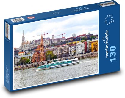 Budapešť - Maďarsko, mesto - Puzzle 130 dielikov, rozmer 28,7x20 cm 