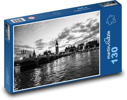 Palast von Westminster - Big Ben, London - Puzzle - 130 Teile