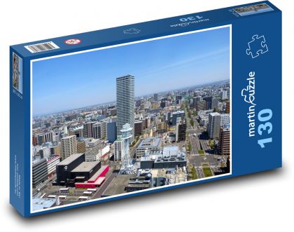 Japonsko - Sapporo, Hokkaido - Puzzle 130 dielikov, rozmer 28,7x20 cm 