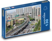 Metro - vlak, Kórejská republika Puzzle 130 dielikov - 28,7 x 20 cm 