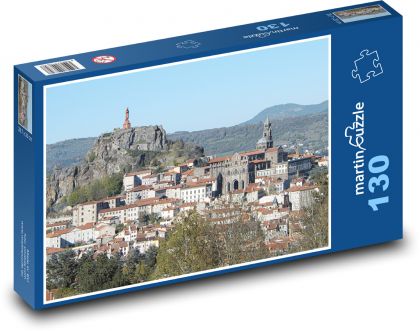 Le Puy-en-Velay - Francja, miasto - Puzzle 130 elementów, rozmiar 28,7x20 cm