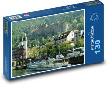 Heidelberg - hrad, Německo Puzzle 130 dílků - 28,7 x 20 cm