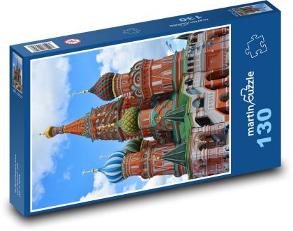 Moskwa - Rosja, Plac Czerwony - Puzzle 130 elementów, rozmiar 28,7x20 cm