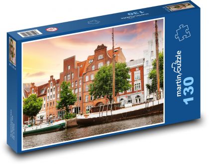 Lübeck - Německo, město - puzzle 130 dílků
