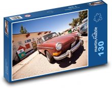 Auto - USA, výlet, Volkswagen Puzzle 130 dílků - 28,7 x 20 cm