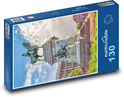 Plac - pomnik, pomnik - Puzzle 130 elementów, rozmiar 28,7x20 cm
