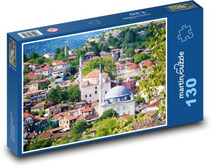 Budynki - meczety, minarety - Puzzle 130 elementów, rozmiar 28,7x20 cm