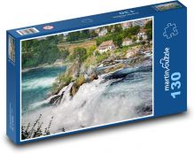 Rýn - Německo, řeka Puzzle 130 dílků - 28,7 x 20 cm