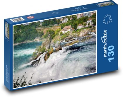 Rýn - Německo, řeka - Puzzle 130 dílků, rozměr 28,7x20 cm