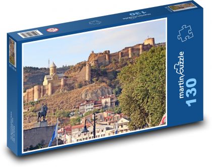 Gruzja - Tbilisi, stol. - Puzzle 130 elementów, rozmiar 28,7x20 cm