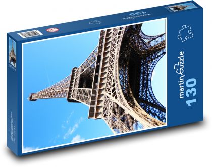 Francja - Wieża Eiffla, Paryż - Puzzle 130 elementów, rozmiar 28,7x20 cm