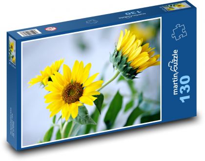 Sonnenblumen - gelbe Blumen - Puzzle - 130 Teile
