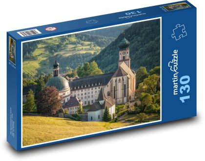 Monastery of St. Trudpert - Münstertal, Germany - Puzzle 130 pieces, size 28.7x20 cm 
