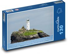 Maják Cornwall - moře, příroda Puzzle 130 dílků - 28,7 x 20 cm