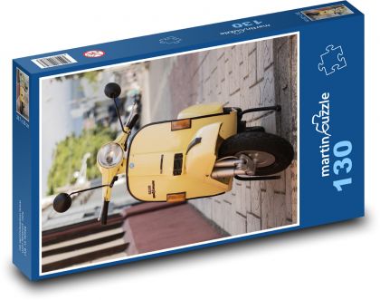 Scooter - Vespa, Italy - Puzzle 130 pieces, size 28.7x20 cm 