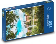 Zámek - příroda Puzzle 130 dílků - 28,7 x 20 cm