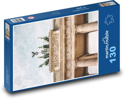 Brama Brandenburska - Niemcy, Berlin - Puzzle 130 elementów, rozmiar 28,7x20 cm