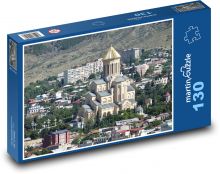 Gruzínsko - Tbilisi, hlavné mesto Puzzle 130 dielikov - 28,7 x 20 cm