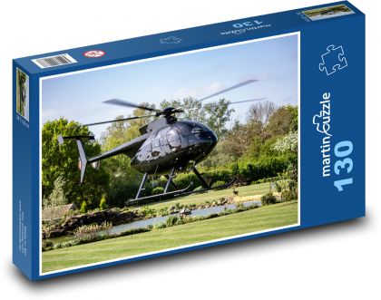 Helikoptéra  - Puzzle 130 dílků, rozměr 28,7x20 cm
