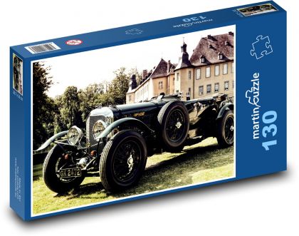 Historické auto - pretekársky veterán - Puzzle 130 dielikov, rozmer 28,7x20 cm 