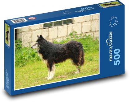Faithful canine friend on guard - Puzzle of 500 pieces, size 46x30 cm 