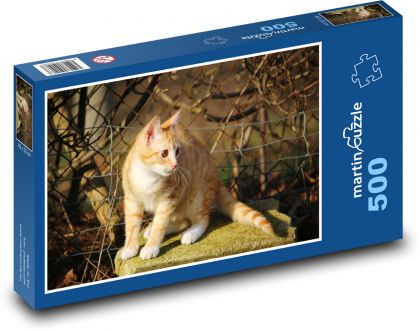 Katze - Puzzle of 500 pieces, size 46x30 cm 