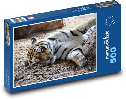 Zvyšok divokého tigra - Puzzle 500 dielikov, rozmer 46x30 cm 