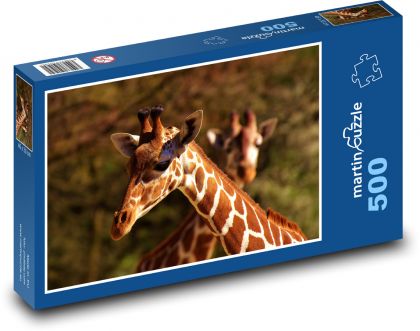 Giraffen in der Natur - Puzzle - 500 Teile