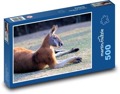 Kangaroo - Puzzle of 500 pieces, size 46x30 cm 