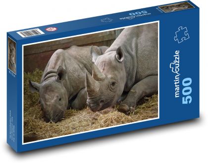 Rhino - Puzzle 500 dielikov, rozmer 46x30 cm 