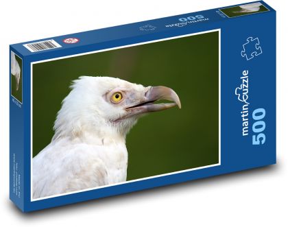 Vták s bielym perím - Puzzle 500 dielikov, rozmer 46x30 cm 