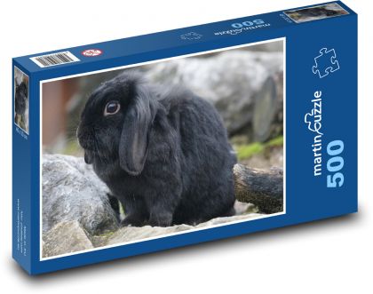Rabbit - Puzzle of 500 pieces, size 46x30 cm 