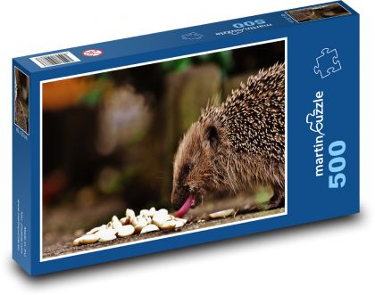 Ježek - Puzzle 500 dílků, rozměr 46x30 cm