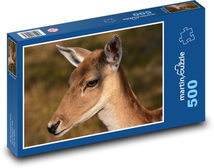 Laň, jemná krása lesa - puzzle 500 dílků