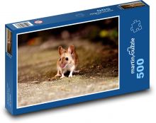 Mała myszka w drodze Puzzle 500 elementów - 46x30 cm