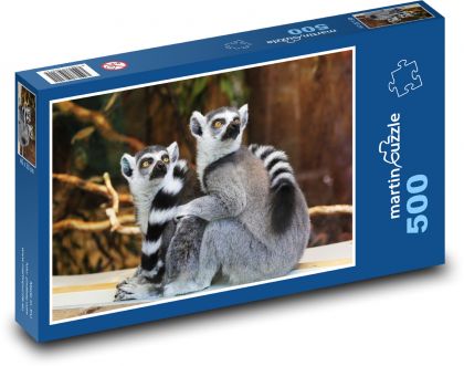 Lemur - Puzzle 500 dílků, rozměr 46x30 cm
