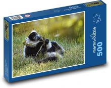 Lemur vari černobílý Puzzle 500 dílků - 46 x 30 cm