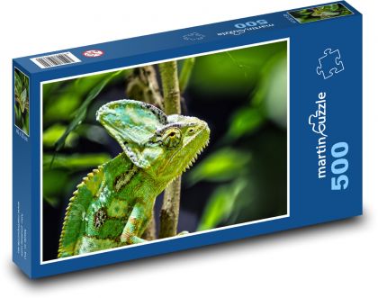 Chameleon - Puzzle of 500 pieces, size 46x30 cm 