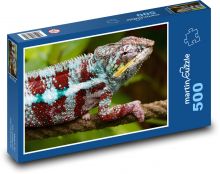 Chameleon Puzzle of 500 pieces - 46 x 30 cm 